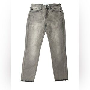 KanCan KC9216LG Gray Fade Stretch Crop Ankle Jeans • Juniors Size 7 • NWOT